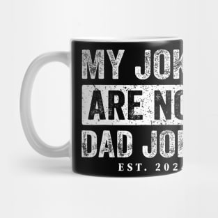 First Time Dad For Men New Father Dad Jokes 2024 Mug